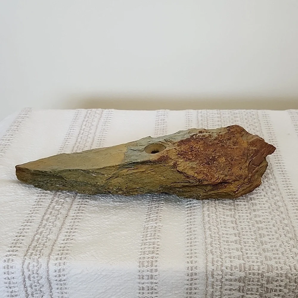 River rock oil candle, heavyweight,  genuine rock - Picture 5 of 6